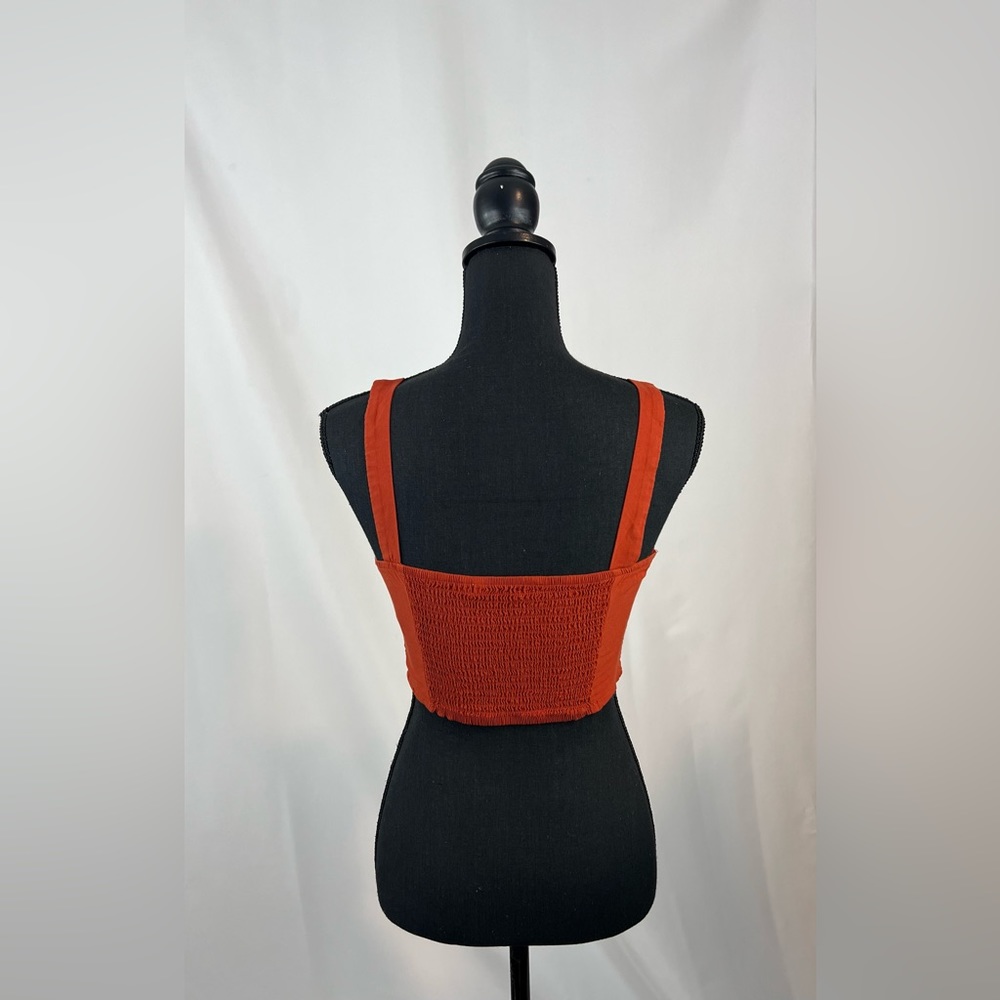 ๐2 for $20๐ Burnt Orange Crop Top - Picture 3 of 3